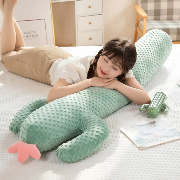 Giant Cactus Throw Pillow – Wrap Yourself in Calm and Cuddles