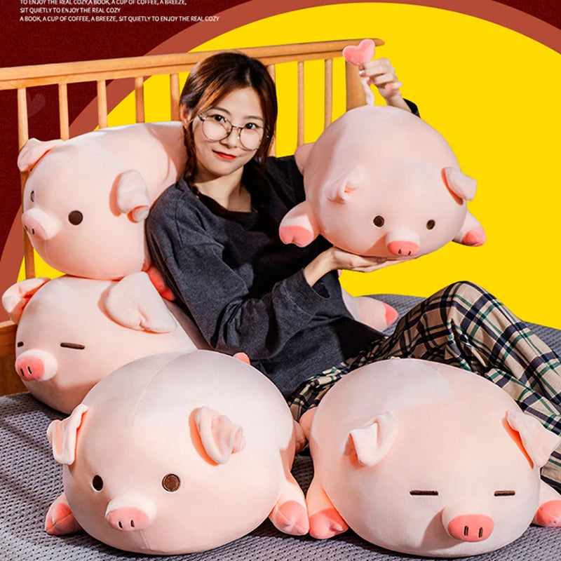 Fat Pig Pillow Plush Toy – Soft, Cute, and Perfect for Kids and Christmas Gifts