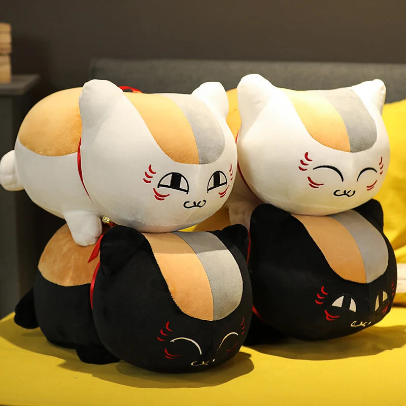 Japan Anime Character Madara Natsume Cat Stuffed Animal Cartoon Plush Toy Pillow