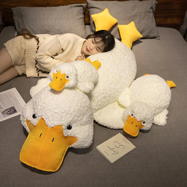 Big Stuffed Animal Duck Plush Toys Soft Pillow Mat