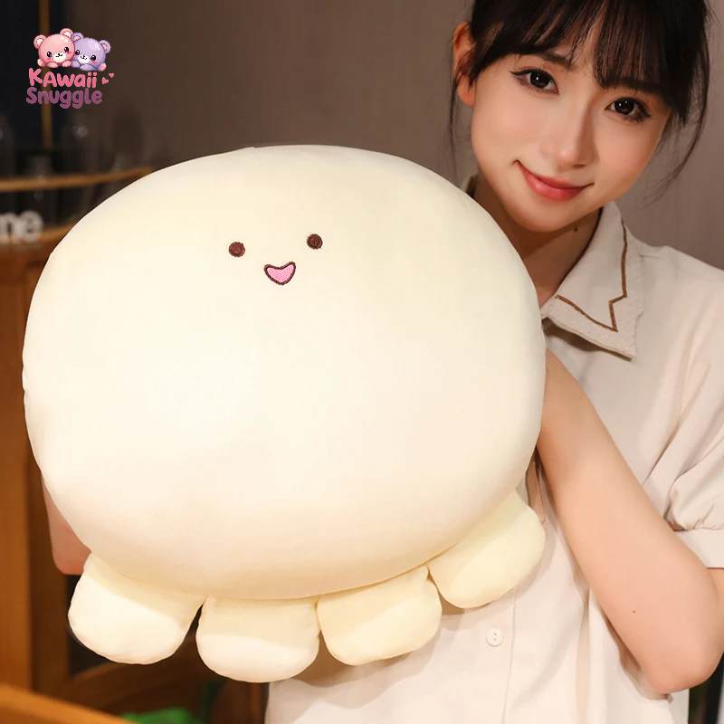 Kawaii Cartoon Octopus Dumpling Plush – A Cute & Cozy Hug Buddy