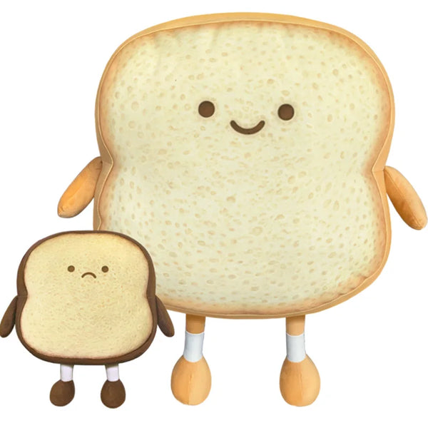 Simulation Kawaii Bread Toast Backpack Plush Toy – A Deliciously Cute Carry Buddy