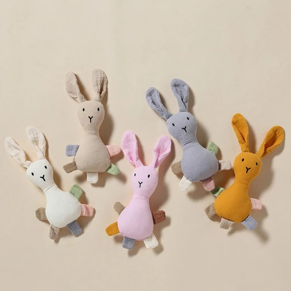 New Stuffed Bunny Doll Baby Rattle – A Gentle Friend for Every Coo and Giggle