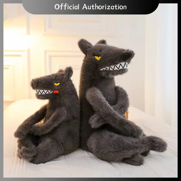 Grey Wolf Plush Toy A Majestic Friend for Endless Cuddles