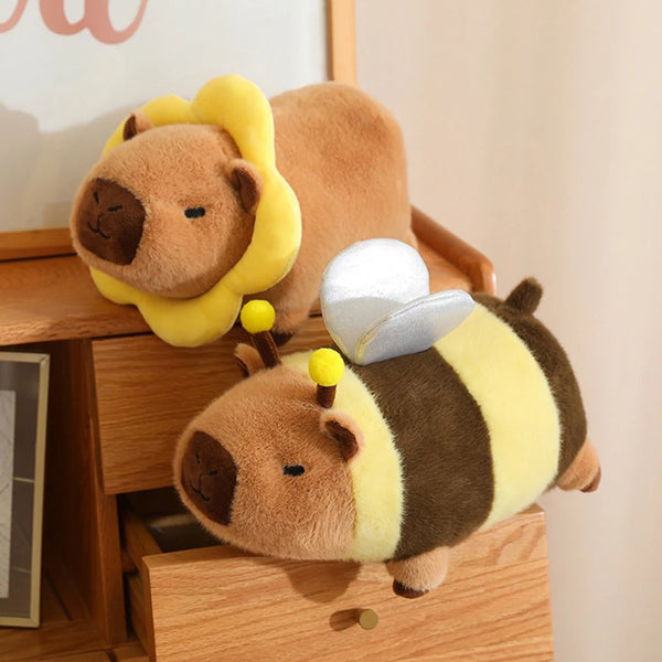 Cute Capybara Plush Toy Kawaii Soft Capybara Stuffed Toy Plushie Toys for Kids Birthday Gifts for Boys and Girls