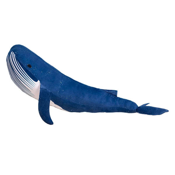 Large Size Blue Whale Plush Pillow Huge Bed Sofa Plush Cushion Cartoon Sea Animal
