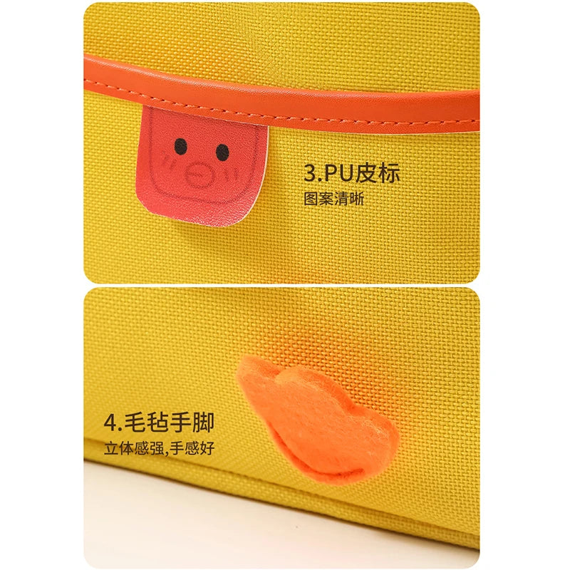 Cartoon Lunch Bag Kawaii Duck Thick Thermal Food Storage Bags