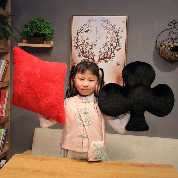 Poker Cards Plush Pillows – Where Softness Meets Strategy