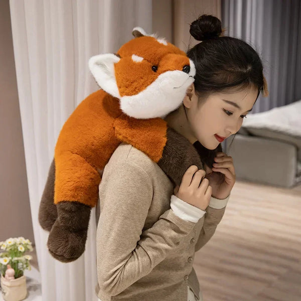 Crouching Sloth Plush Toy Kawaii Fox Doll Pillow Kids Birthday Christmas Gift