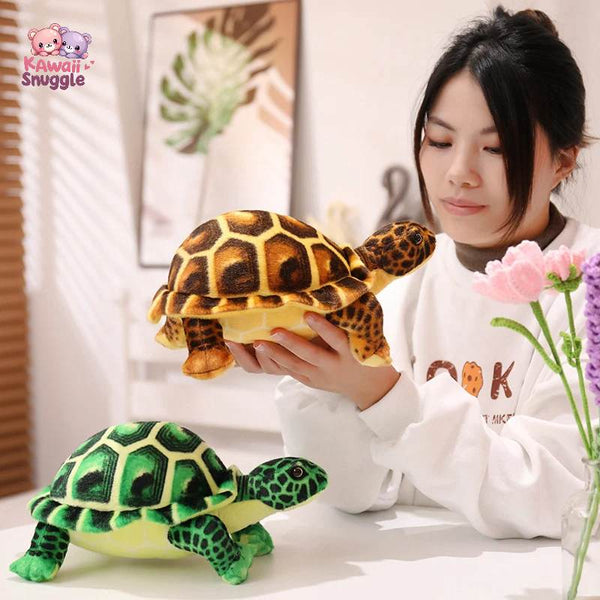 Cartoon Turtle Plush Pillow – Soft & Adorable