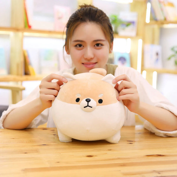 Happy Chuppy Corgi-Dog Plush Toy Stuffed Soft Animal Cartoon Pillow