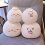 Creative Chinese Bun Shape Plush Toys Stuffed Soft Dumplings Pillow