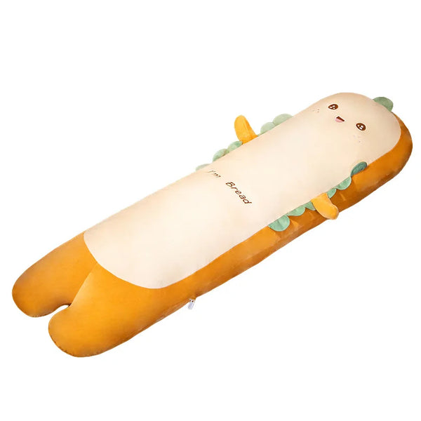 Removable Ultra Soft Long Girls Sleeping Pillow on The Side Clip Legs Boys Bed Cushion