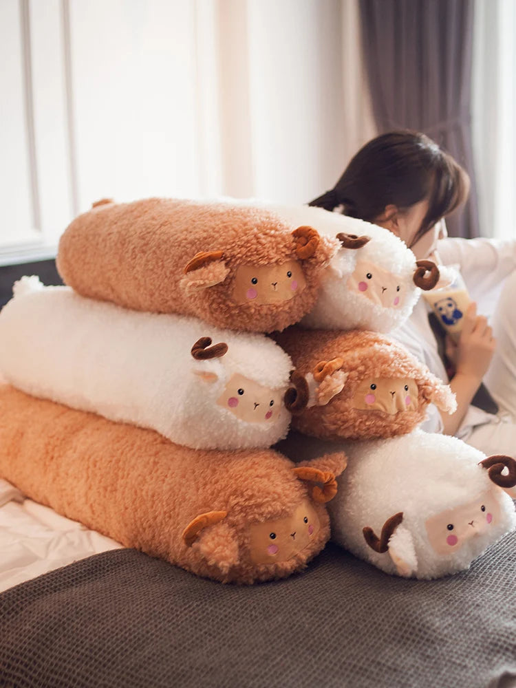 Long Hug Pillow Cushion Alpaca Stuffed Animal Sheep Plushies Sleeping Pillow Birthday