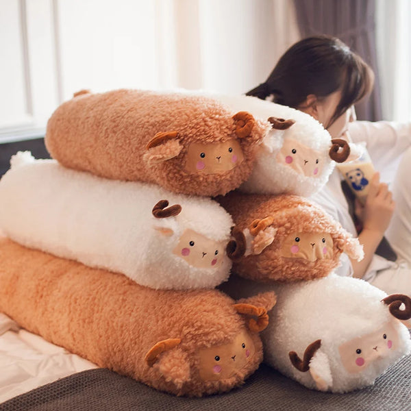 Long Hug Pillow Cushion Alpaca Stuffed Animal Sheep Plushies Sleeping Pillow Birthday