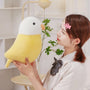 Kawaii Parrot Plush Toys Artificial Bird Plush Doll Cute Lifelike Sparrow Plush Toy