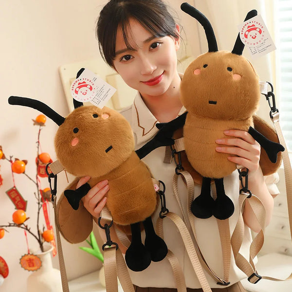 Cute Insect Plush Backpack for Kids