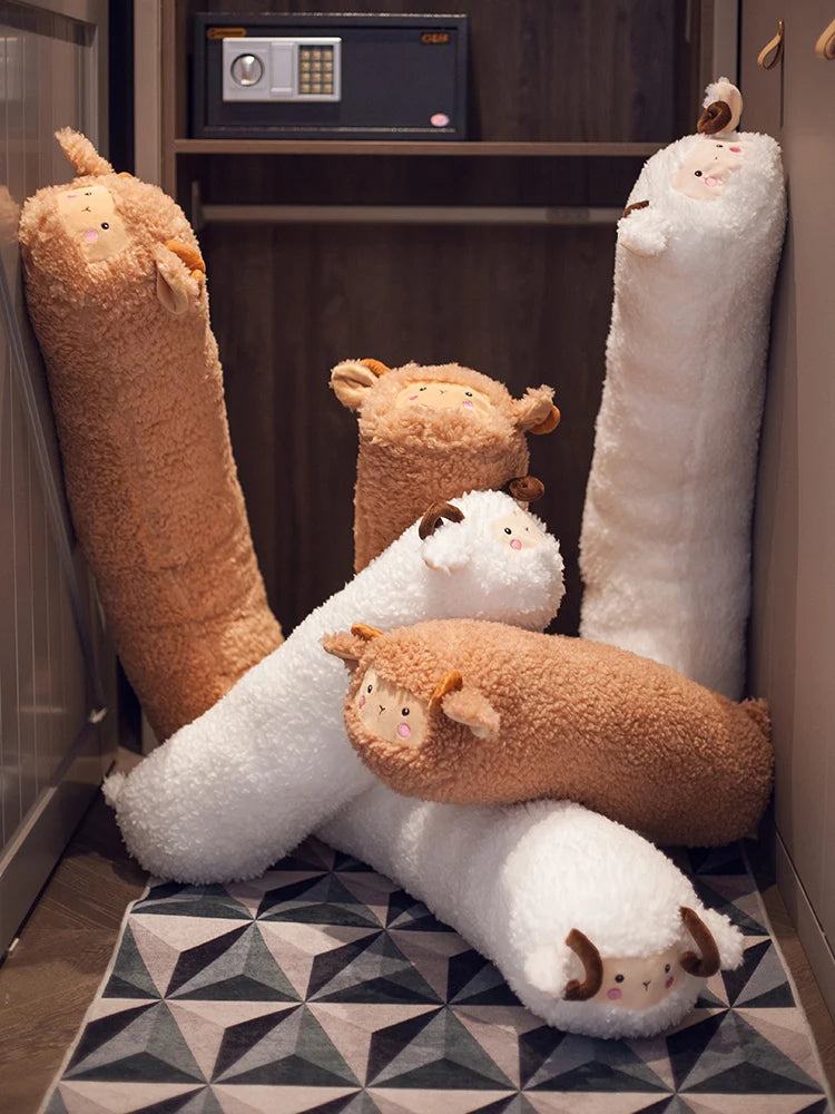 Long Hug Pillow Cushion Alpaca Stuffed Animal Sheep Plushies Sleeping Pillow Birthday