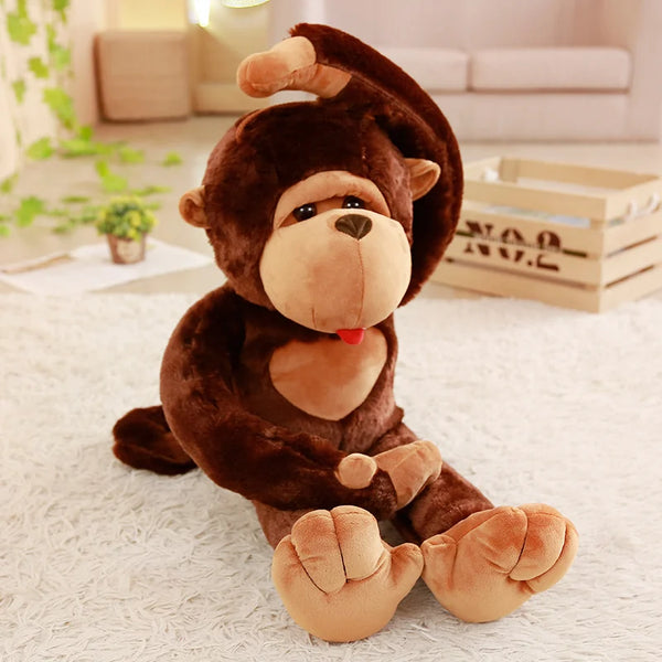 Giant Cartoon Big Mouth Monkey Plush Toy Your Adorable Gorilla Companion