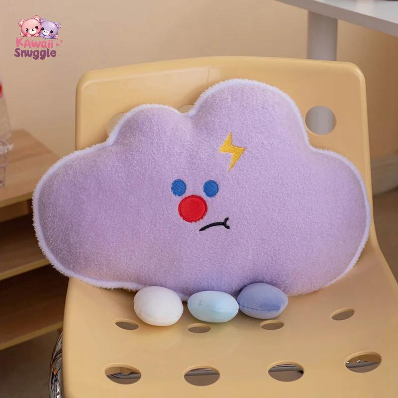 New Cartoon Sun Moon Star Cloud With Legs Soft Plush Toy Cloud 45cm Kawaii Snuggle