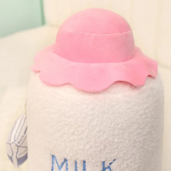 Adorable Milk Bottle Shaped Stuffed Pillow Kawaii Soft Plush Toys Baby's Bottle Doll For Boys And Girls Christmas Birthday Gifts
