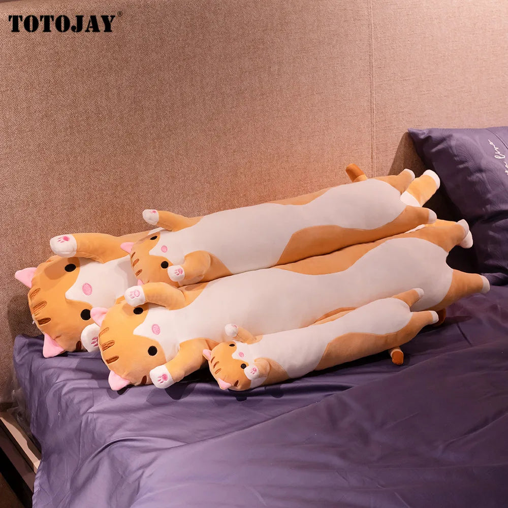 Plush Toy Animal Cat Cute Creative Long Soft Toy Office Break Nap Sleeping Pillow Cushion