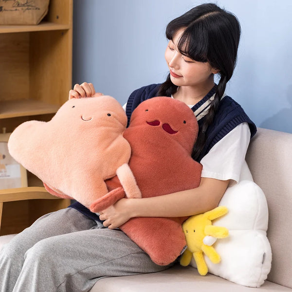 Cartoon Sun Moon Raindrop Throw Pillows Cushion – A Cloud Family Full of Cuteness and Comfort