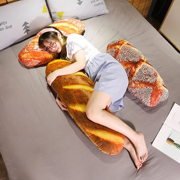 Butter Bread Plush Breakfast Pillows – 3D Printed Lifelike Pork Floss