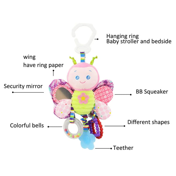 Baby Plush Rattle Toys – Flutter, Quack, and Giggle into Baby's First Joys