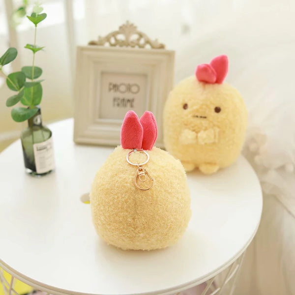 Cute Sumikko Gurashi Plush Toy Pendant Shrimp Long Body Tempura Pillow