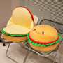 Creative Hamburger Plush Toy Soft Stuffed Kawaii Padded Cushion