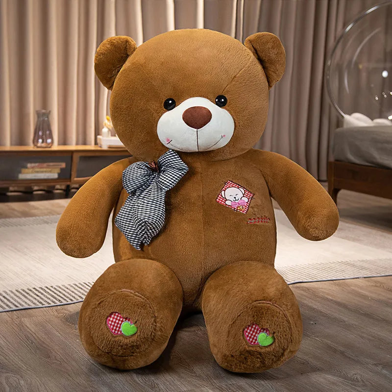 60-80cm Kawaii Star Moon Teddy Bear Plush Toy Giant Stuffed Animals Birthday Valentines Day Gift Soft Pillow Dolls Grilfriend