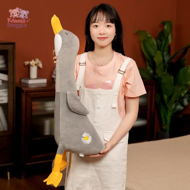 Cute Swan Cotton Goose Plush – A Cozy Nordic Charm!
