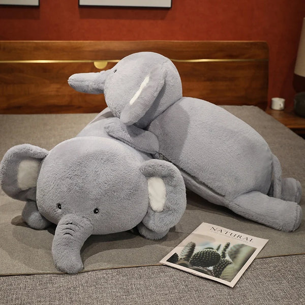 Giant Round Elephant Plush Doll – A Jumbo Hug of Happiness