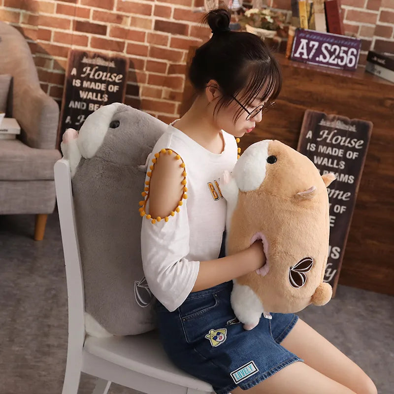 Big Size Doll Cartoon Hamster Plush Toy Soft Stuffed Animals Pillow
