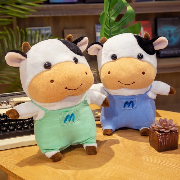 23/30/40cm Kawaii Mini Cow Plush Animals Doll Toys Stuffed Soft Plush Chinese Zodiac Cattle Toys Birthday Gifts Kids Girls Baby Toys