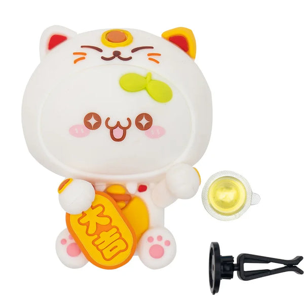Cartoon Car Air Freshener Solid Perfume – Cute Scent Diffuser for Car Interiors