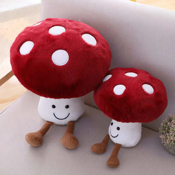 1Kawaii Mushroom Plush Toys Stuffed Vegetable Plants Stuffed Plush Mushroom