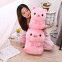 New Soft Kawaii Love Pink Pig Plush Pillow
