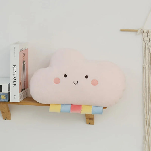 Cute Emotion Face Weather Pillow – Let the Sky Tell a Story