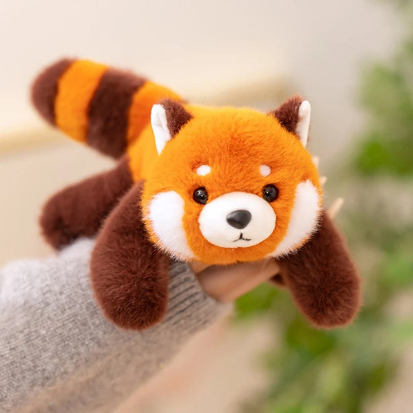 Kawaii Plush Dolls Raccoon Bear Fox Sloth Husky Pig Panda