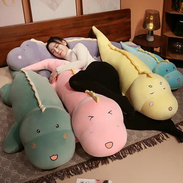 Giant Simulation Dinosaur Plush Toy – Diplodocus Cartoon Pillow for Kids’ Birthday