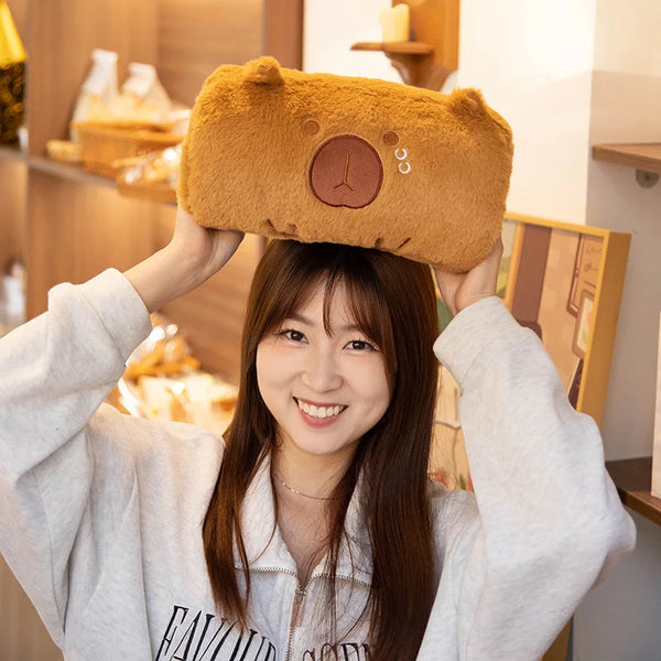 Capybara Hand Warmer Pillow Super Soft Keep Warm in Winter Comfy Stuffed Animal Cartoon Dolls