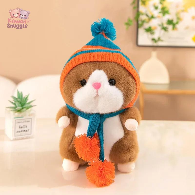 Cute Hamster Wear Hat Plush Toys