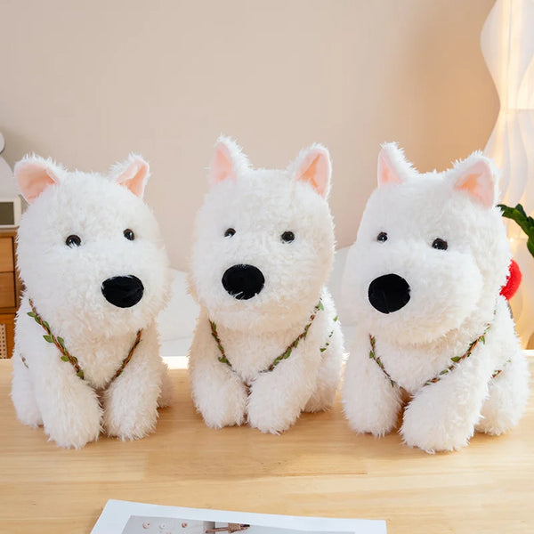 Creative West Highland White Terrier Plush Anime Dog Toys