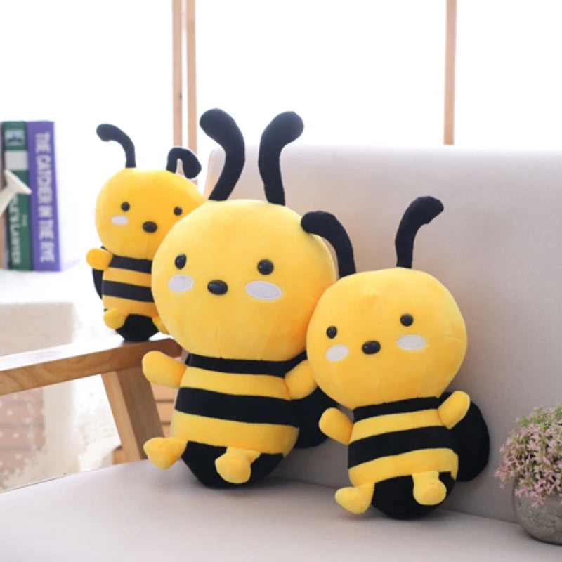 Cute Bee Plush Toy – Winged Stuffed Animal for Kids and Decor