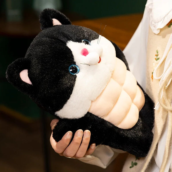 Muscle Cat Plush Toys Stuffed Cat Stuffed Animals Soft Plushie Dolls