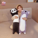 Kawaii Koala Panda Plush Pillow: Long, Cozy, and Cute Kawaii Snuggle