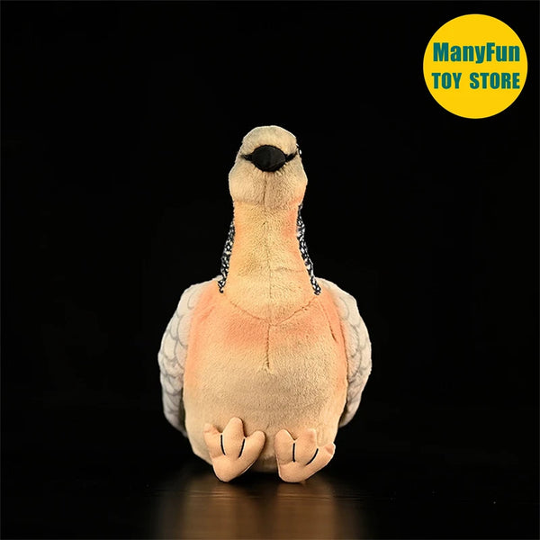 Lifelike Spotted Dove Plush Toy A Feathery Friend with a Cozy Touch