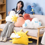Cartoon Sun Moon Raindrop Throw Pillows Cushion – A Cloud Family Full of Cuteness and Comfort